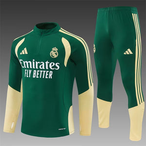 Real Madrid 26/27 Green half Pull Training Suit