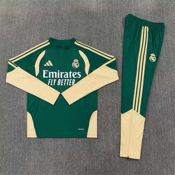 Real Madrid 26/27 Green half Pull Training Suit
