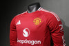 Manchester United 25/25 Home Long Sleeve Shirt